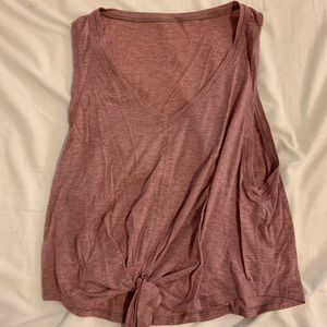 Lululemon tie crop tank